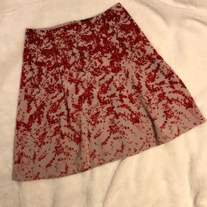 The Limited Floral Pink Red Pattern Skirt Size S